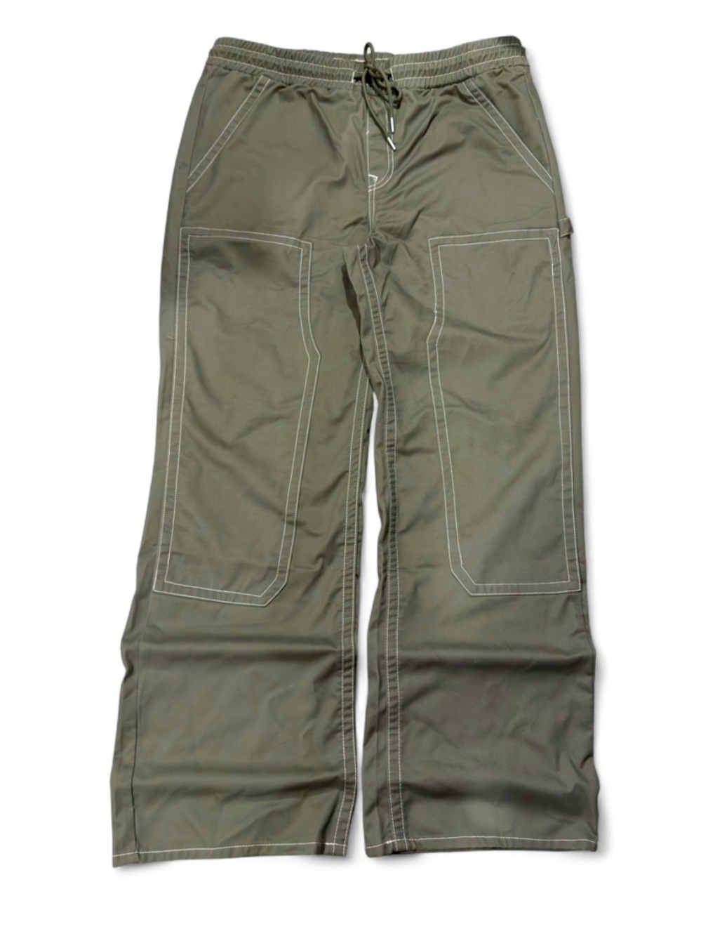 Y2K True Religion Baggy Wide Leg Double Knee Cargo Pants Size W36 x L32 (NWT)
